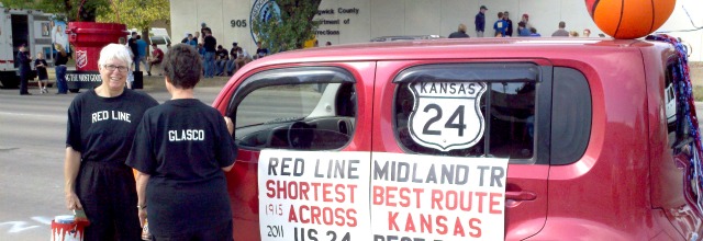 Glasco participated in the Kansas 150th Sunflower Parade