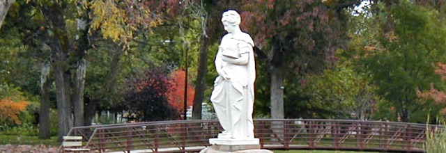 Wamego City Park Columbian Exposition Statue