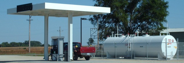 New fuel station, Jamestown