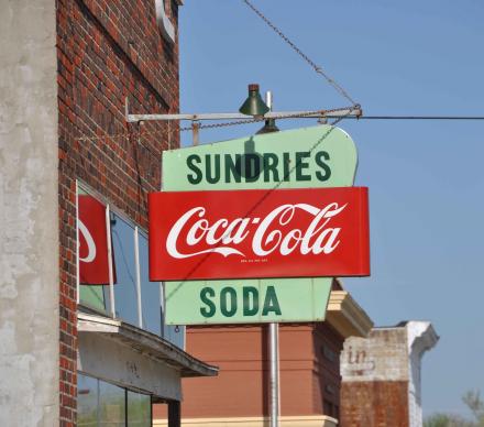 Holmes Sundry Coca Cola Sign